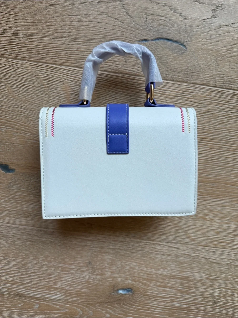 Alden Archer Juliette Crossbody Bag | Colorblock Leather | Structured Handbag